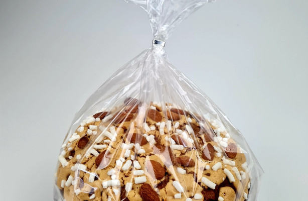 A.415 Panettone con glassa di mandorle incarto cellofan