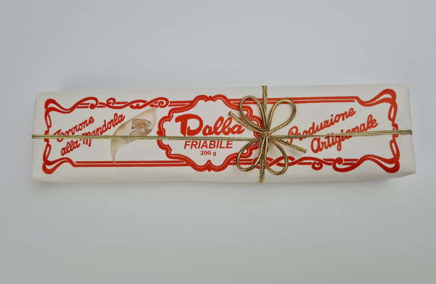 Art. 868 Torrone friabile gr.200 incarto    lusso cordoncino dorato