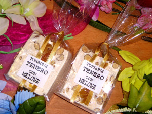 cubetto gr.200 torrone mandorla - melone