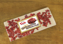 Art.650  Tavol. Ciocc. Bianco Bacche Goji gr.150