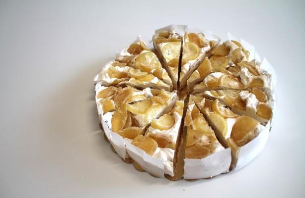 TORTA TORRONE ZENZERO E LIMONE  da kg. 2,2