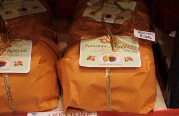 panettone marrons glaces pacco