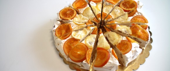torta torrone arancio e limone da kg. 2,2