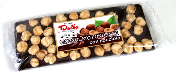 ART. 649  TAVOLETTA CIOCCOLATO FONDENTE CON NOCCIOLE G 200