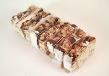 VARIEGATO NOCCIOLATA PANETTO TORRONE MANDORLA da Kg. 1,7 a FETTE