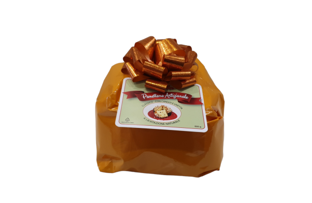 Art. 427  Panettone artigianale CANDITI e UVETTA g 800